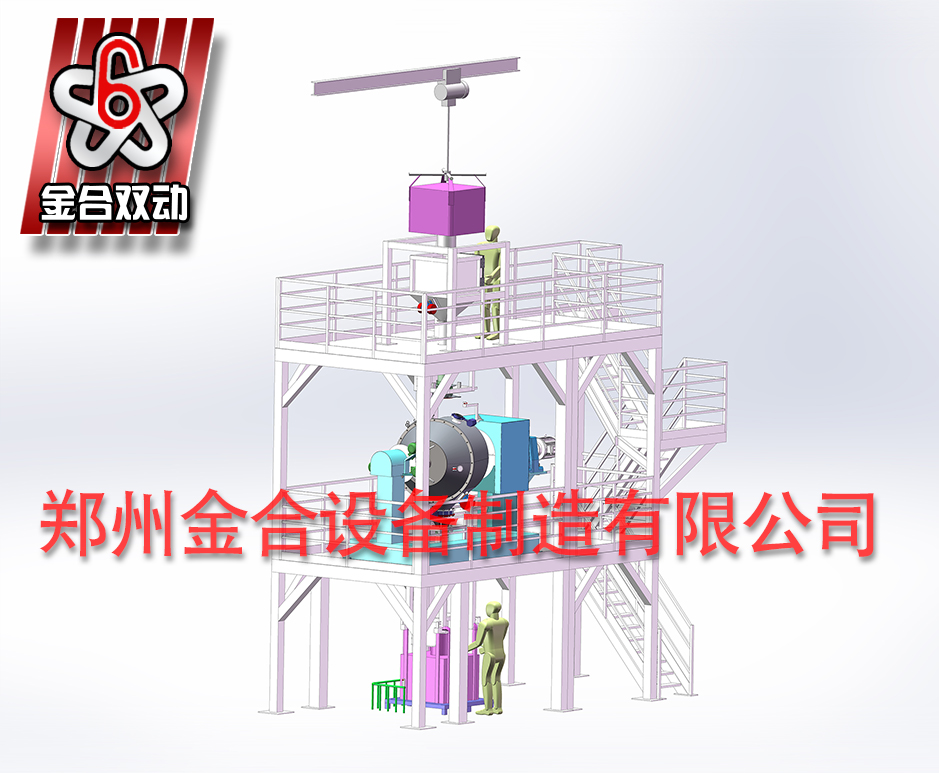 JHL-3000雙運(yùn)動混合機(jī)自動化混合生產(chǎn)線
